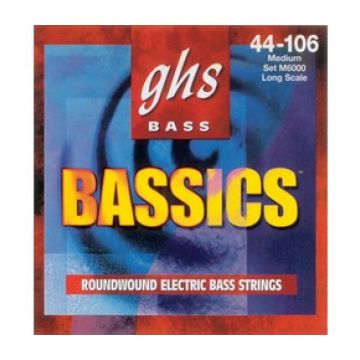 Preview of GHS M6000 Bassics Roundwound Nickel-Plated Steel