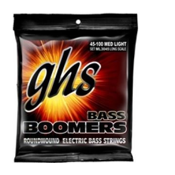 Preview of GHS ML3045 Bass Boomers Roundwound Nickel-Plated Steel