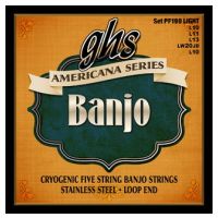 Thumbnail of GHS PF190 AMERICANA SERIES BANJO - PF190 Set, Cryogenically Treated Stainless Steel, Light Loop end