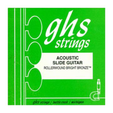 Preview van GHS RB1600 Bright Bronze Rollerwound Resonator acoustic slide guitar