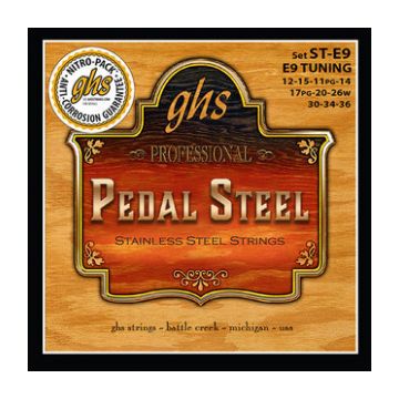 Preview of GHS ST E9 Super Steels Pedal steel