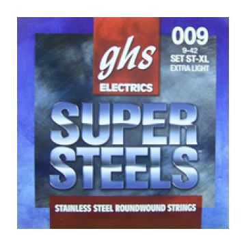 Preview of GHS ST-XL Super Steel Roundwound Stainless Steel
