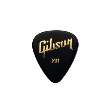 Preview of GIBSON APRGG-74XH Black Celluloid 351 Pick Extra Heavy