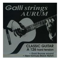 Thumbnail of Galli A126 Aurum Hard Tension 80/20 bronze wound basses and black trebles