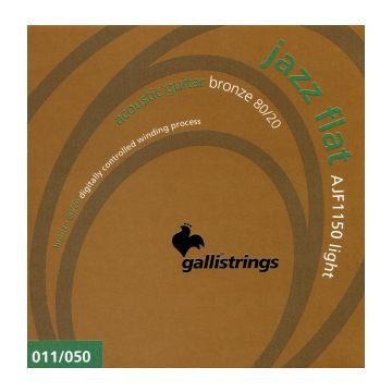 Preview of Galli AJF1150 Bronze 80/20 Flat Wound - Light