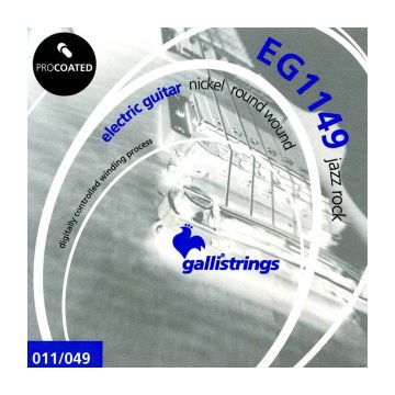 Preview of Galli EG1149 Pro Coated nickel round wound, jazz rock, 011-014-018-028-038-049