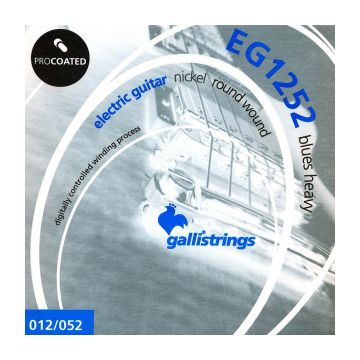 Preview of Galli EG1252 Pro Coated nickel round wound, blues heavy, 012-015-019-032-042-052