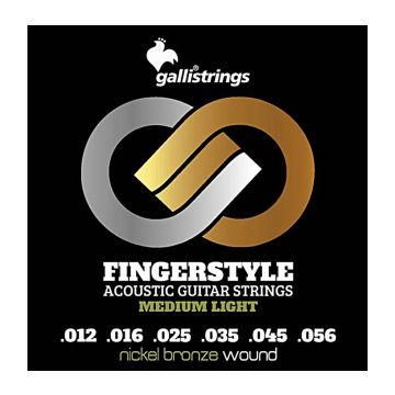 Preview of Galli GFS1256 Fingerstyle Nickel bronze acoustic