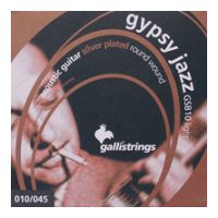 Thumbnail van Galli GSB10 Gypsy Jazz Light Silver plated roundwound