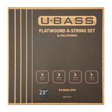 Preview van Galli KA-BASS-4FW-23Inch Kala Flatwound 4 String Set for UBASS Ukulele for 23&quot; scale