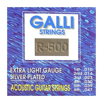 Preview of Galli R500 Gypsy Jazz Light Silver plated on hexagonal core