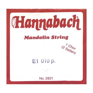 Preview of Hannabach 2821010 Single pair Mandoline strings .010