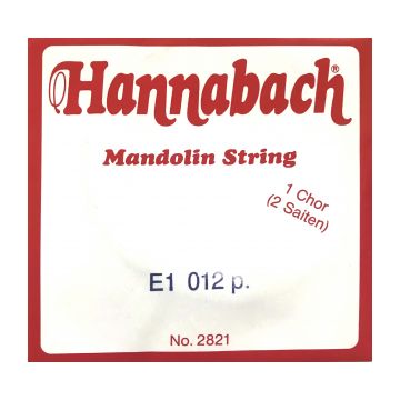 Preview of Hannabach 2821012 Single pair Mandoline strings .012