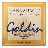 Thumbnail van Hannabach 7252mht B2 single string Medium High tension Goldin