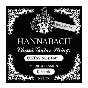 Preview of Hannabach 8354MT single D4 44CM scale Oktave Guitar  Medium tension