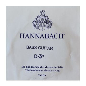 Preview of Hannabach 8423MT Single D-3 string  for Bass Guitar Scale 70cm