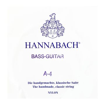 Preview of Hannabach 8424MT Single A-4 string  for Bass Guitar Scale 70cm
