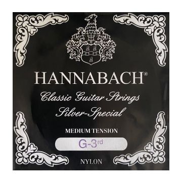 Preview van Hannabach 870 G/3 Single wound G string Medium tension