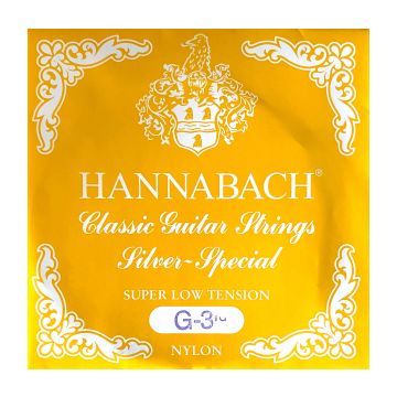 Preview van Hannabach 870SLT G/3 Single wound G string super Low tension