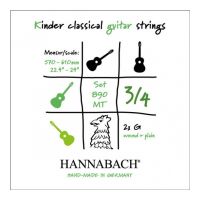 Thumbnail van Hannabach 890 MT 3/4 (plain and wound 3rd string included)