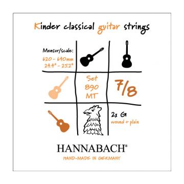 Preview of Hannabach 890 MT 7/8  (plain and wound 3rd string included)