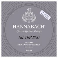 Thumbnail of Hannabach 9007 MLT Silver 200 Basses ( D4, A5, E6)