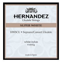 Thumbnail van Hernandez HWSCU Super White Soprano / Concert Ukulele