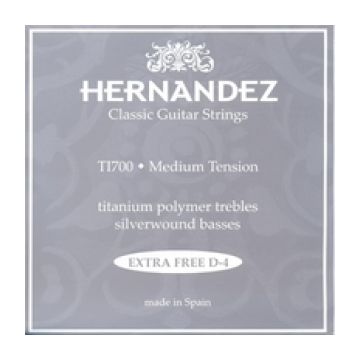 Preview of Hernandez TI700 Medium Tension Titatnium polymer trebles