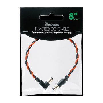 Preview of Ibanez DCT08-BNR Twisted DC Cable Black & Neon Red