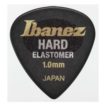 Preview of Ibanez EL16HD10SHBK Elastomer Short Tear Drop pick 1.0 Hard