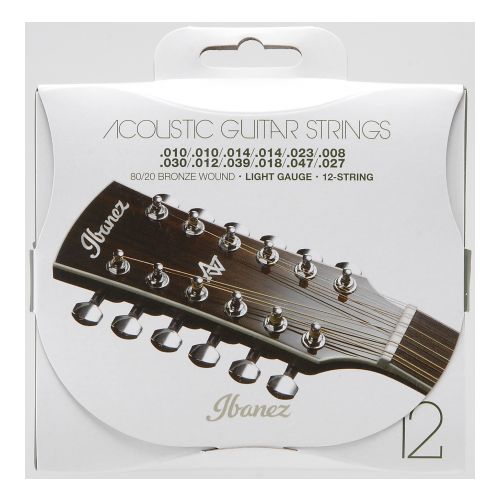 Mispend anker Svare Ibanez IACS12C 12 String / Light 80/20 Bronze Coated Guitar Acoustic 12  string