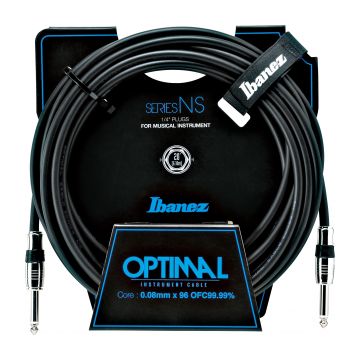 Preview van Ibanez NS20 Optimal Instrument cable 6.10m/20ft 2 Straight plugs
