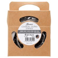 Thumbnail of Ibanez PICLS6HT 4-Pack Clear Nylon &amp; Silver Plated Wound Hard tension