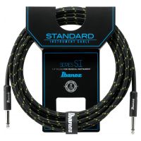 Thumbnail of Ibanez SI20-BG Woven Instrument cable 6.10m/20ft  2 Straight  plug Black x Green