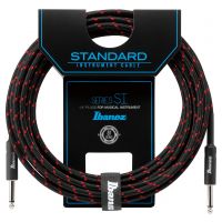 Thumbnail of Ibanez SI20-BW Woven Instrument cable 6.10m/20ft  2 Straight  plug Black x Wine