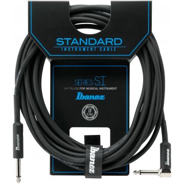 Preview of Ibanez SI20L Instrument cable 6.1 m/20ft  1 Straight 1 right angle plug