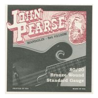 Thumbnail van John Pearse 2100M Standard gauge 80/20 bronze mandolin Loop-end