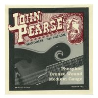 Thumbnail van John Pearse 2150M medium Phosphor bronze mandolin Loop-end