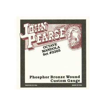 Preview of John Pearse 2265M OCTAVE MANDOLA Medium Gauge Loop End GDAE