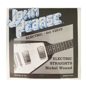 Preview of John Pearse 2610 EZ Bend Straights Electric - Pure Nickel Wound