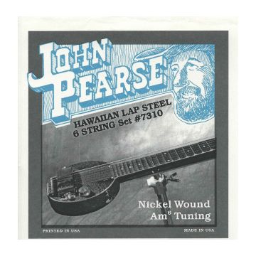 Preview of John Pearse 7310 Hawaiian Lap Steel Guitar, Nickel wound &ndash; 6-String Am6 Tuning 16-46