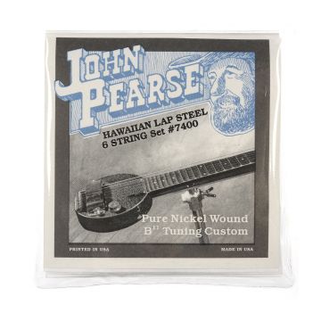 Preview van John Pearse 7400 Hawaiian Lap Steel Guitar, Pure Nickel &ndash; 6-String B11 Tuning 15-34