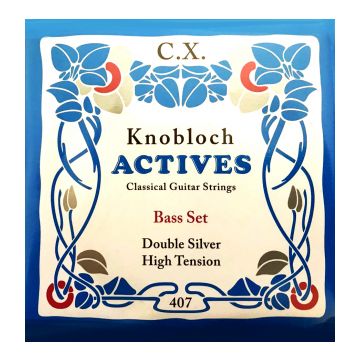 Preview van Knobloch 407 CX Actives High tension Double Silver CX BASS set