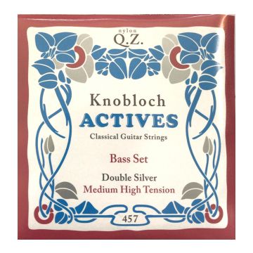 Preview of Knobloch 457 Actives Medium/High tension Double Silver QZ BASS set