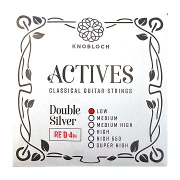 Preview van Knobloch 4ADS33.0 Single ACTIVES Double Silver D4 Medium-Low Tension 33.0