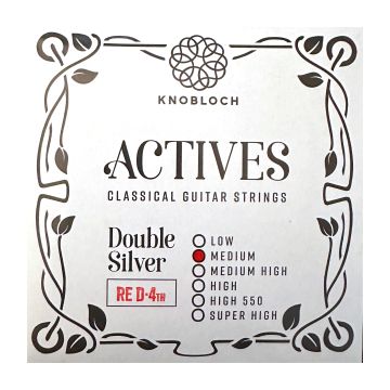 Preview of Knobloch 4ADS33.5 Single ACTIVES Double Silver D4 Medium Tension 33.5
