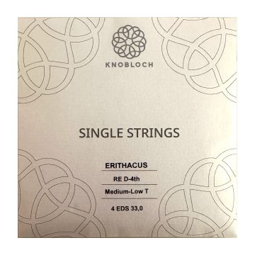 Preview of Knobloch 4EDS33.0 single ERITHACUS Double Silver D4 Medium-Low Tension 33.0