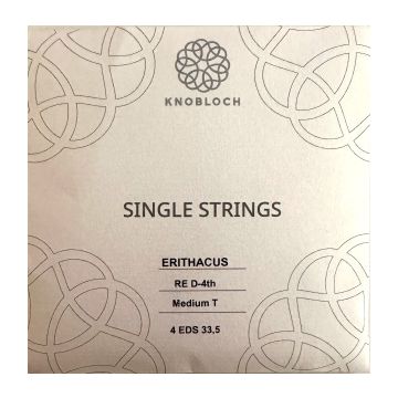 Preview of Knobloch 4EDS33.5 Single ERITHACUS Double Silver D4 Medium Tension 33.5