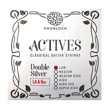 Preview of Knobloch 5ADS33.0 Single ACTIVES Double Silver A5 Medium-Low Tension 33.0