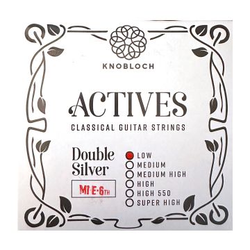 Preview of Knobloch 6ADS33.0 Single ACTIVES Double Silver E6 Medium-Low Tension 33.0
